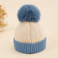 thumbnail image 4 of Kannior Thick Warm Hat for Winter Cute Dog Knitted Beanie Hat with Fleece Lining and Pom Pom, Soft Winter Cap for Cold Weather, 4 of 6