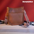 thumbnail image 3 of Montana West Crossbody Bags for Women Woven Vegan Leather Hobo Purses Shoulder Handbags with Guitar Strap, 3 of 9