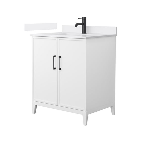 Wyndham Collection Wch717130s-Vca-Unsmxx Elan 30" Free Standing Single Basin Vanity Set -