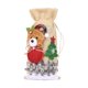 thumbnail image 1 of Ounissouiy Funda para botella de vino de Navidad, manga con cordón, decoración de de comedor, apliques 3D de lino, Santa Claus, muñeco de Kits de decoración para fiestas Llevar, 1 of 6