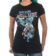 thumbnail image 4 of Batgirl Presents Hell Ride Women's Black T-Shirt Tee Shirt-Medium, 4 of 4