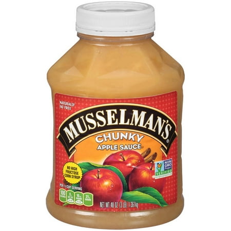 (3 Pack) Musselman'sÂ® Chunky Apple Sauce 48 oz. (Best Apples For Applesauce)