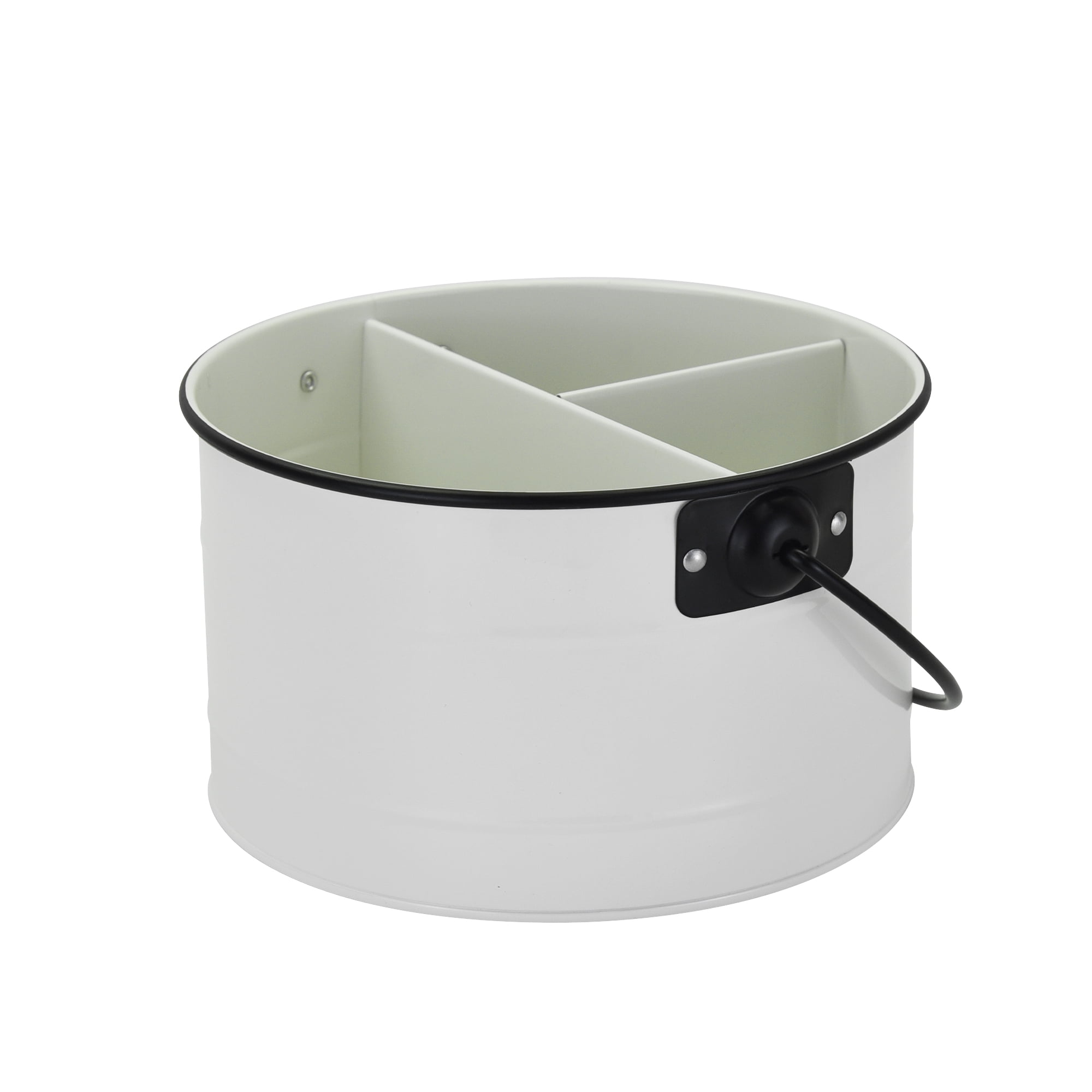 WHITE UTENSIL CADDY - FRENCH