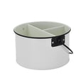 thumbnail image 3 of Hometrends White Galvanized Utensil Caddy,Dia 8.54", 3 of 5
