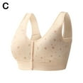 thumbnail image 1 of Bra for Women Lisa Charm Daisy Bras Front Snaps Comfortable Full Coverage Bra US F9V9, 1 of 9