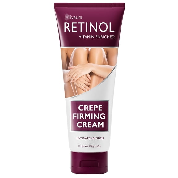 Skincare LdeL Cosmetics Retinol Crepe Firming Cream, Anti-Aging Moisturizer for Body, 4 oz