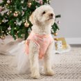thumbnail image 4 of Vibrant Life, Dog and Cat Clothes, Snowflake Pet Dress, Pink S, 4 of 9