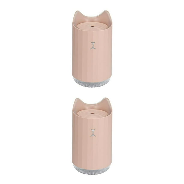 Wosthever 1 juego de humidificadores portátiles Humidificación de aire de Aromaterapia Novedoso Encantador silencio personal * Humectación de aire Rosado 2piezas Wosthever CBP199646