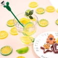 thumbnail image 6 of PULLIMORE 30 Pcs Artificial Lemon Slices Plastic Limes Orange Slice Blocks Simulation Fake Lemon Slices Home Decor (Green + Yellow + Yellow), 6 of 8