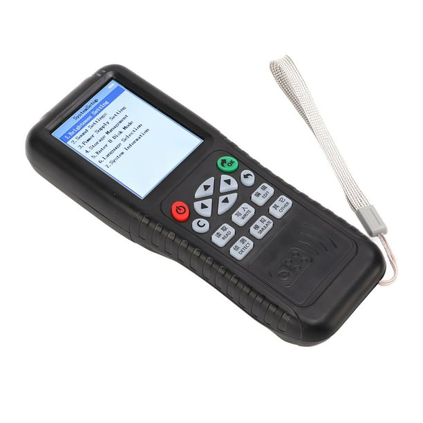 Copieur De Carte D'identité IC Portable 125-500KHz Crypté NFC Lecteur De  Carte à Puce Graveur Duplicateur Cloner Pour Système De Contrôle D'accès De  Porte 