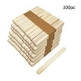 thumbnail image 2 of Clearance! Fdelink Multipurpose Popsicle Sticks [50/100/150 /200/300Count] Wooden Multi-Purpose Popsicle Sticks , Craft, ICES, Ice Cream, Wax, Waxing, Tongue Depressor Wood Sticks, 2 of 9