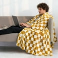 thumbnail image 5 of Checkered Flannel Blanket for Sofa and Bed Comfort | Cozy, Stylish, Durable, Easy Care for Indoor and Outdoor Use, 5 of 5