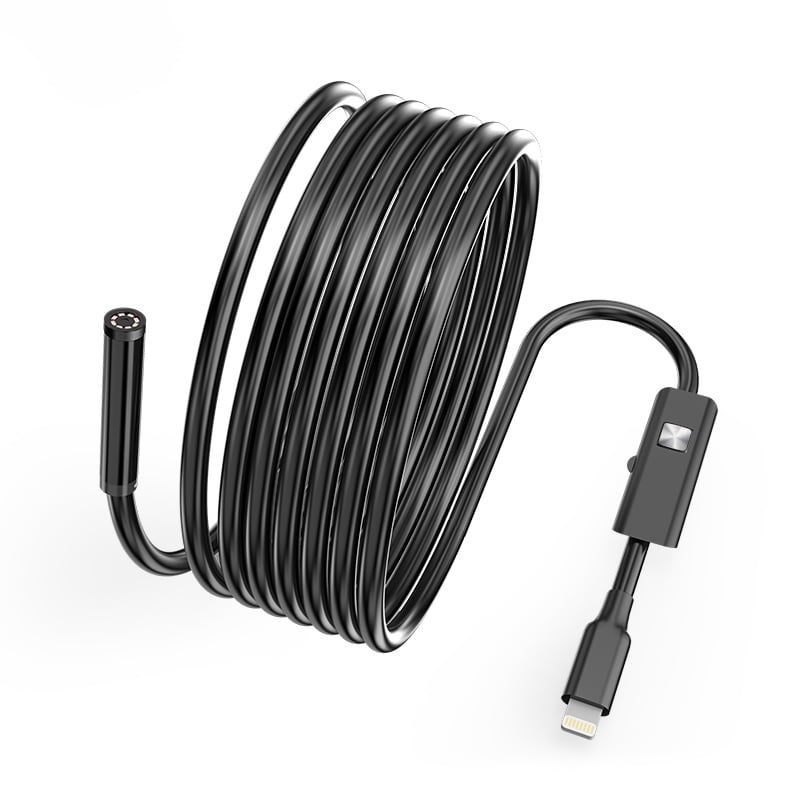 1 Roll Snake Camera 0.31inch Lightning Borescope Inspection Camera