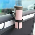 thumbnail image 5 of Black Car Cup Holder Made from Durable ABS for Vehicle Truck with Convenient Side Door Installation, 5 of 11