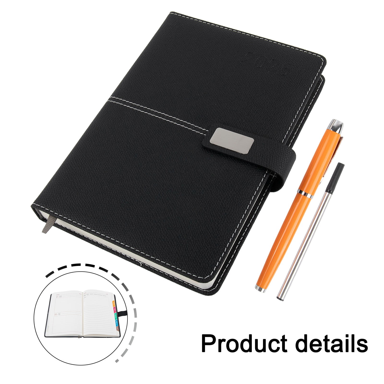 For A5 Leather Notebook with Pen kit, for Business,Office,multi-colours optional