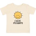 thumbnail image 3 of Inktastic I Love My Grumpy Cute Sunshine Boys or Girls Baby T-Shirt, 3 of 5