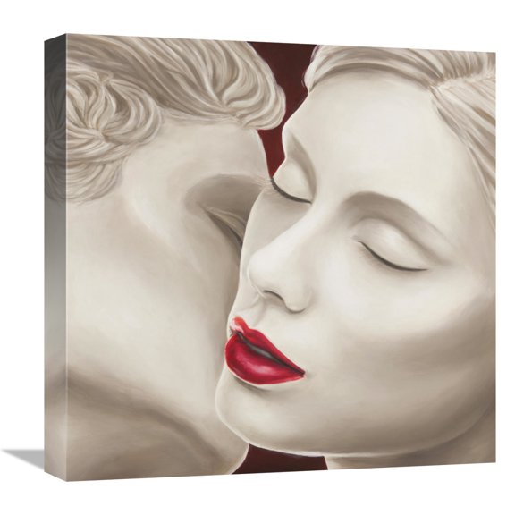 Global Gallery's 'Eternal Lovers (detail)' by Eleanor Setti Stretched Canvas Wall Art