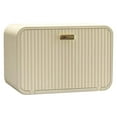 thumbnail image 1 of Funda para caja de pañuelos de pared 2 en 1, impermeable, para baño, color blanco lechoso, 1 of 13