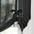 thumbnail image 5 of Mainstays Tie up Balloon Shade Pole Top, Rich Black, Polyester, Recycled Poly, 42"W x 63"L, 1 Piece, Indoor Curtain, Adult, 5 of 7