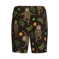 thumbnail image 5 of Gaeub Sloth Doing Yoga Printed Men's Short Pajama Pants, Lightweight Lounge & Sleep Bottoms Keep You Cool - XX-Large, 5 of 9