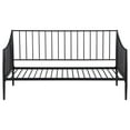 thumbnail image 4 of LHYY Matte Black Metal Twin Daybed Bed Frame, 4 of 9