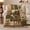 Rustic Cabin By Lake Wildflowers Cottage Style Cabin, variant on Rustic Cabin Lake View Patchwork Cozy Flannel Blanket for Nature Enthusiasts Christmas Gift Home Decor Bedroom Living Room