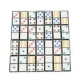 thumbnail image 1 of Portable Dominoes, Double Six Dominoes Lightweight 28pcs With Colorful Dot For Home, 1 of 8