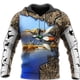 thumbnail image 5 of Sudadera con capucha unisex con estampado 3D de caza de patos, hermosa sudadera para hombre, chándal informal, sudadera, sudaderas y2k, ropa para hombre, 5 of 5