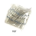 thumbnail image 3 of Pack of 100 Thermal Fuse Handy Installation Craftsmanship Temperature Fuses Compact Size Controller Thermostat Switch Metal Fuze 113掳, 3 of 9