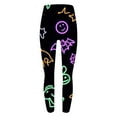 thumbnail image 4 of Halloween Leggings for Women 2025 Fashion Grahpic Printed High Waist Womens Leggings Stretchy Yoga Pants, 4 of 6