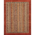 thumbnail image 1 of Ahgly Company Indoor Rectangle Abstract Red Abstract Area Rugs, 5' x 7', 1 of 6