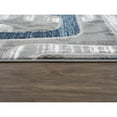 thumbnail image 5 of L'baiet Rectangle Emberly Blue Geometric 8 ft. x 10 ft. Area Rug for Entryway, Living Room, Dinning Room, etc., 5 of 7