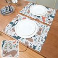 thumbnail image 3 of ICHUDAN Animal Colorful Cute Cats Placemats Set of 6 Heat Resistant Stain Resistant Polyester Table Place Mat Anti-Skid Washable Table Mats for Dining Kitchen Table Decor, 3 of 9