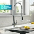 thumbnail image 4 of Kraus Britt 2-in-1 Commercial Style Pull-Down Single Handle Water Filter Kitchen Faucet for Reverse Osmosis or Water Filtration System in Chrome, 4 of 16