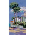 thumbnail image 3 of Slivka, Jane 14x24 Black Modern Framed Museum Art Print Titled - Key West II, 3 of 5