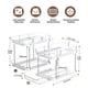 thumbnail image 5 of Organizador Debajo del Fregadero de Cocina, Organizador de Baño Multiusos de 2 Niveles, Organizador y Estante de Almacenamiento Extraíble con 8 Divisores, 5 of 6