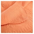 thumbnail image 5 of 3-Piece 100% Cotton Oversized Bedspread Lightweight Quilt Coverlet Embroidery Farmhouse Bedding Set T0 (Salmon, Queen (100"x106")), 5 of 8