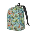 thumbnail image 2 of Daiia Retro Flying Butterflies Vintage Canvas Backpack for Men and Women ,Hiking Backpack,Travel Laptop Bag for School,Large Capacity Backpack, 2 of 8