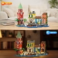 thumbnail image 4 of Plaxsoon Venice Main Street Building Set, 2155PCS Riverside Architecture Model with Flower Shop and Pizzeria for Adults & Teens 12+, 4 of 8