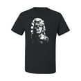 thumbnail image 2 of Manilyn Monroe Skull Face and Body Tattoo | Mens Pop Culture Graphic T-Shirt, Black, Small, 2 of 4