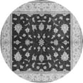 thumbnail image 1 of Ahgly Company Indoor Round Oriental Gray Industrial Area Rugs, 6' Round, 1 of 4