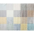 thumbnail image 1 of Ahgly Company Machine Washable Indoor Rectangle Contemporary Dark White Beige Area Rugs, 2' x 3', 1 of 7