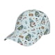 thumbnail image 1 of Fotbe Winter Wonderland Light Blue Gorro Clásico de Béisbol, Gorra Ajustable con Broche Snapback, Gorro de Exterior de Algodón Suave, 1 of 6