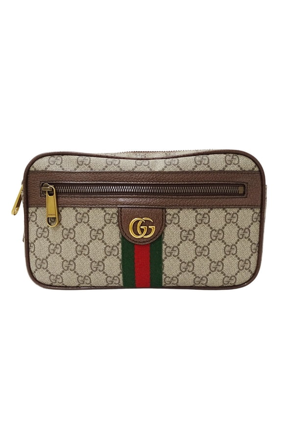 Pre-Owned Gucci Ophidia GG Supreme Canvas Belt Bag (574796) for Men and Women (Fair)