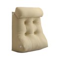 thumbnail image 1 of WIFKLSIIPG Coussin de Lecture pour Lit et Repos en Forme d'Arc, Dossier Surélevé, Appuie-Tête en Forme, Coussin Moderne, Oreiller de Soutien Inclinable Utilisé pour Décorer Canapés, Lits et Fenêtres 55x60 cm, 1 of 4