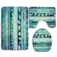 thumbnail image 1 of ABPHQTO Fundo azul Juego de alfombras de baño de 3 piezas Alfombra de baño Alfombra de contorno y tapa de inodoro ABPHQTO Cont-CHAPPLE-30792, 1 of 2