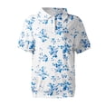 thumbnail image 3 of NAMTYQX Tshirts Shirts for Women Trendy Casual Short Sleeve Womens Polo Shirts Soft Lapel V Neck White Size M, 3 of 5