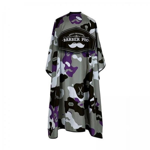 3 Capas Profesionales De Peluquería Para Cortar El Pelo, Diseño De Camuflaje Morado
