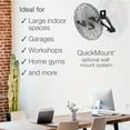 thumbnail image 5 of Lasko 20" High Velocity Floor Fan, Wall Mount Option and Remote, Black, H20660, 5 of 16
