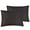 Chocolate, variant on Flxxie Quilted Pillow Shams Ultra Soft and Warm Pillowcases Set of 2 (Standard, Chocolate)